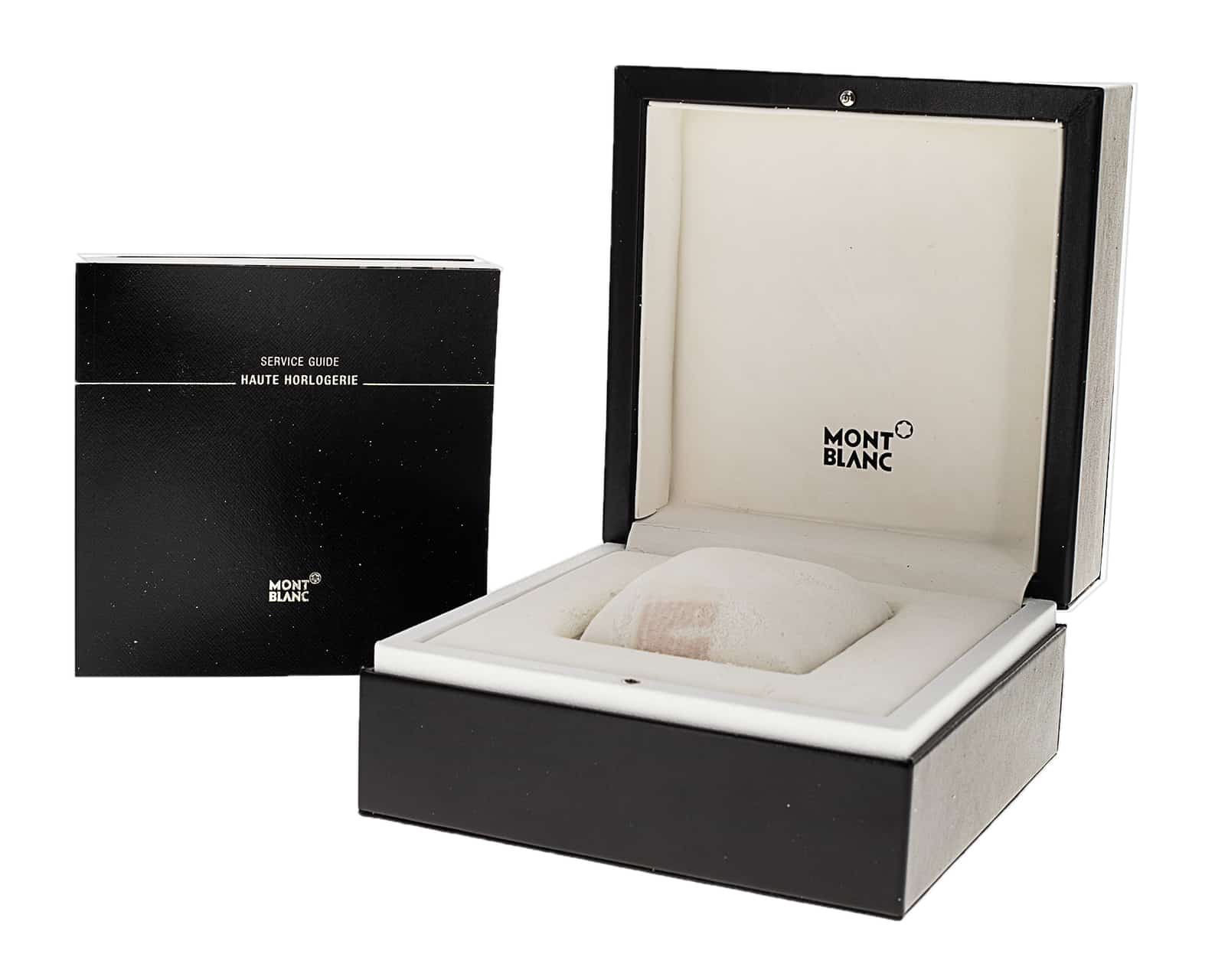 Montblanc TimeWalker Black Arabic Dial Bracelet Strap